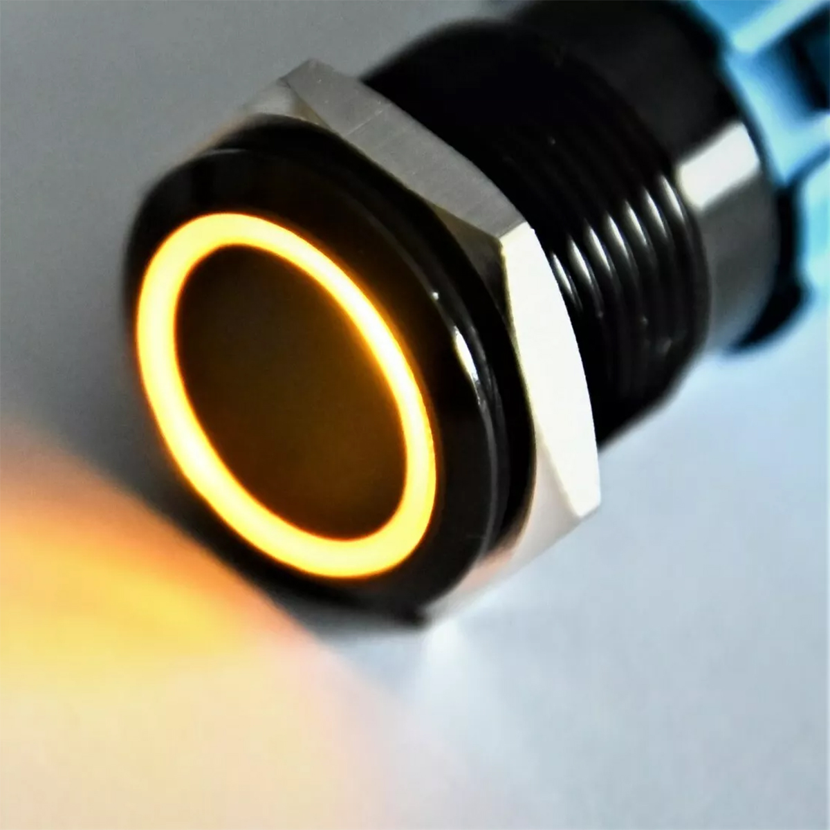 16mm Taster 24 Volt mit LED Ring