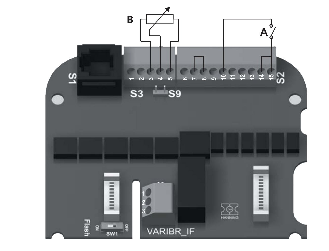 Henning Varicon CCD-8G4-1-122 Anschluss