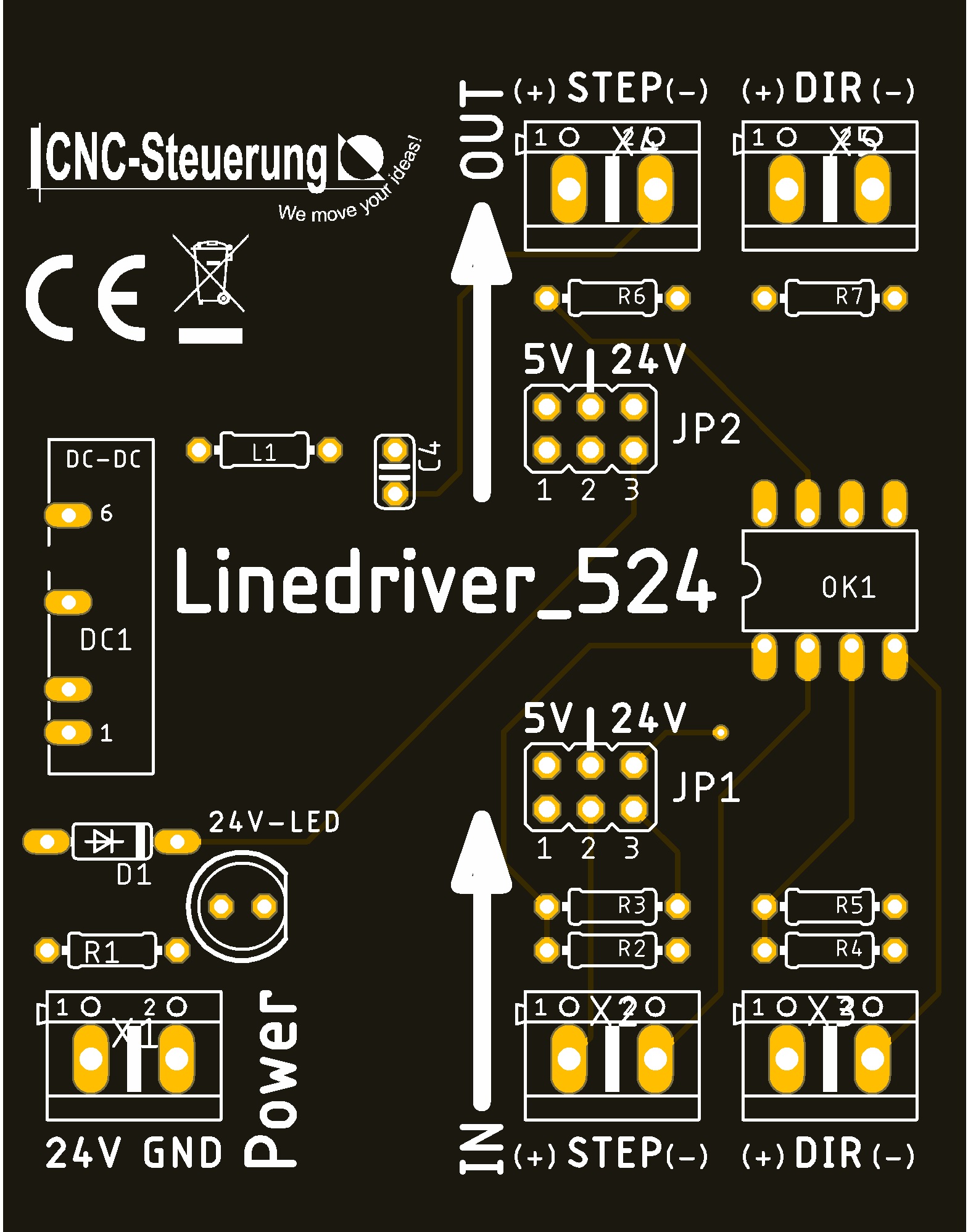 Linedriver 5 auf 24 VDC