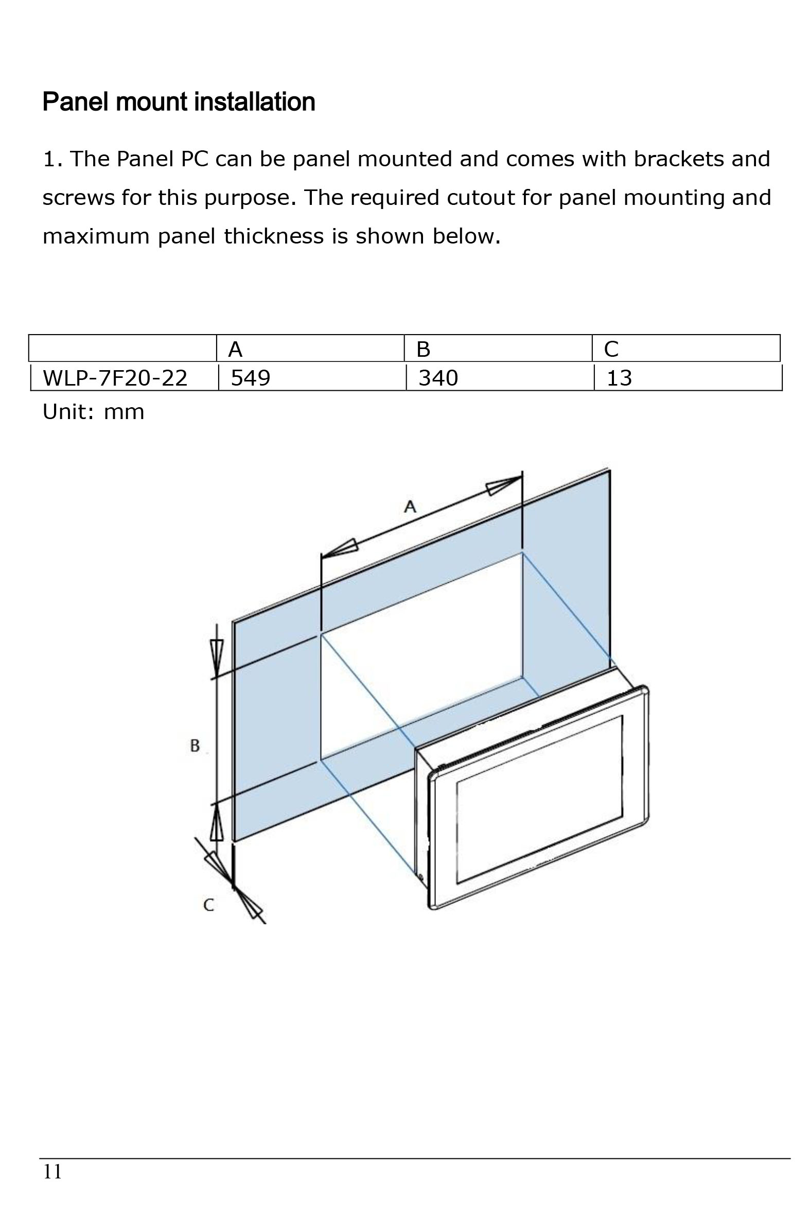 Panel PC I5