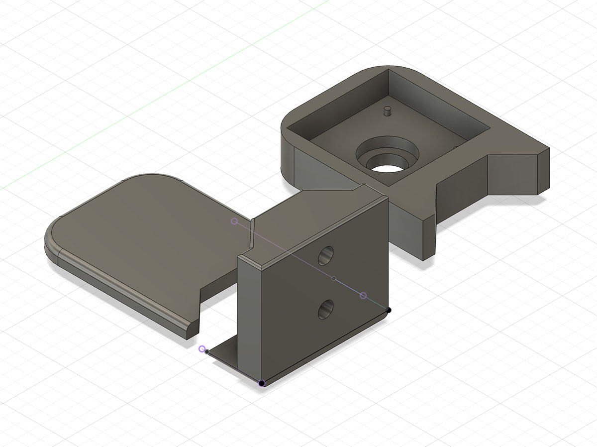 4K Kamera im Gehäuse mit Halter