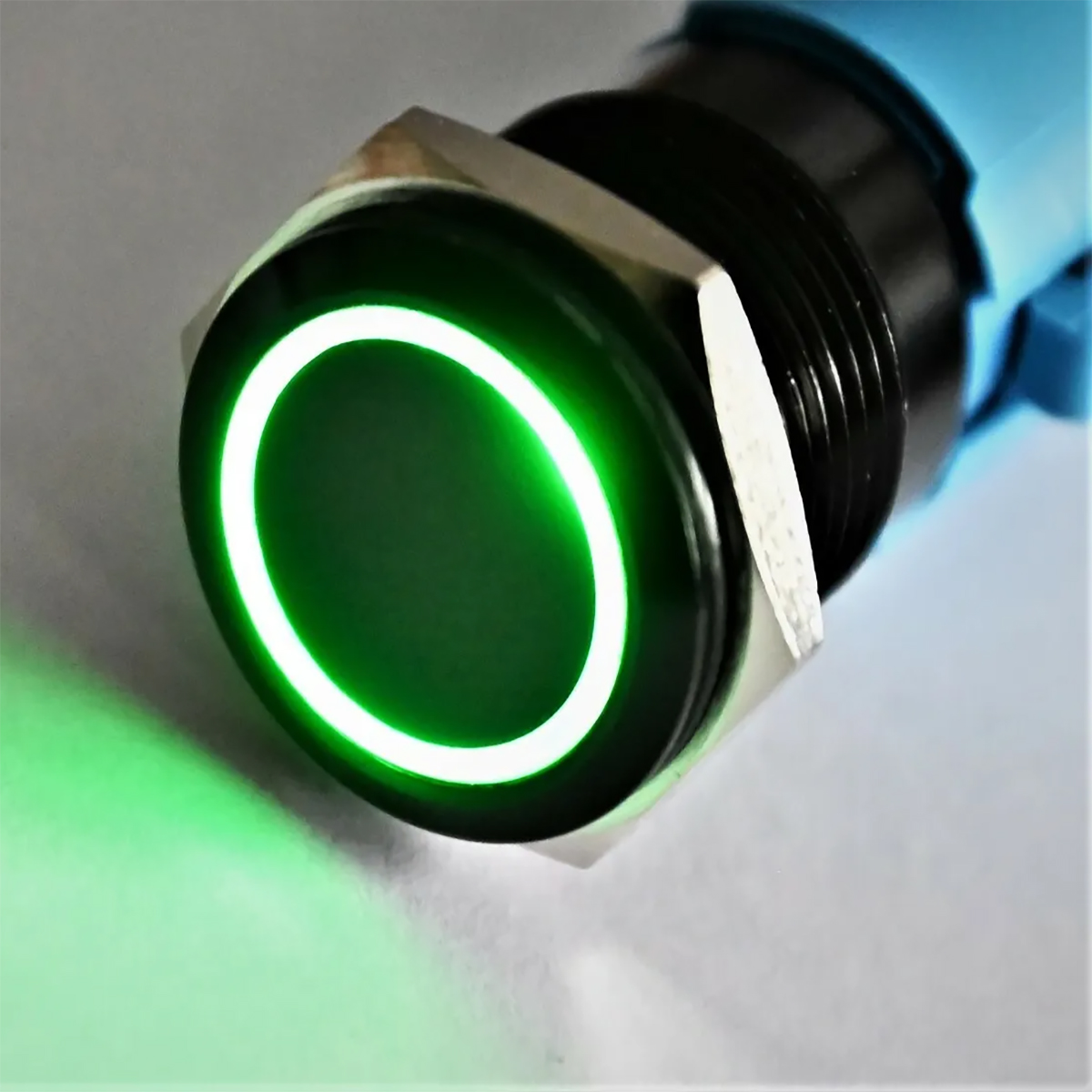 16mm Taster 24 Volt mit LED Ring