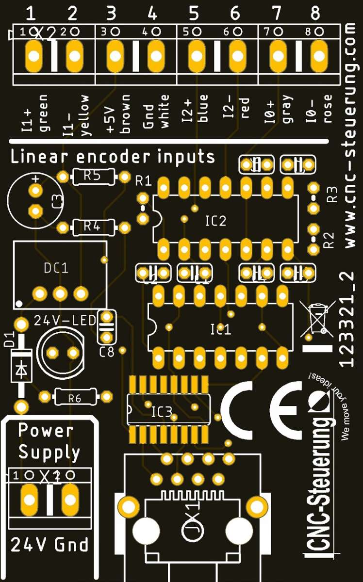 Glasmaßstab LS 803-804 Adapter